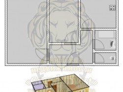 Двухкомнатная квартира улучшенной планировки.