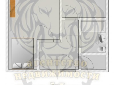 Однокомнатная квартира в центре Шуменского. Однокомнатная квартира в центре Шуменского.