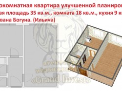 Однокомнатная квартира. Начат ремонт.